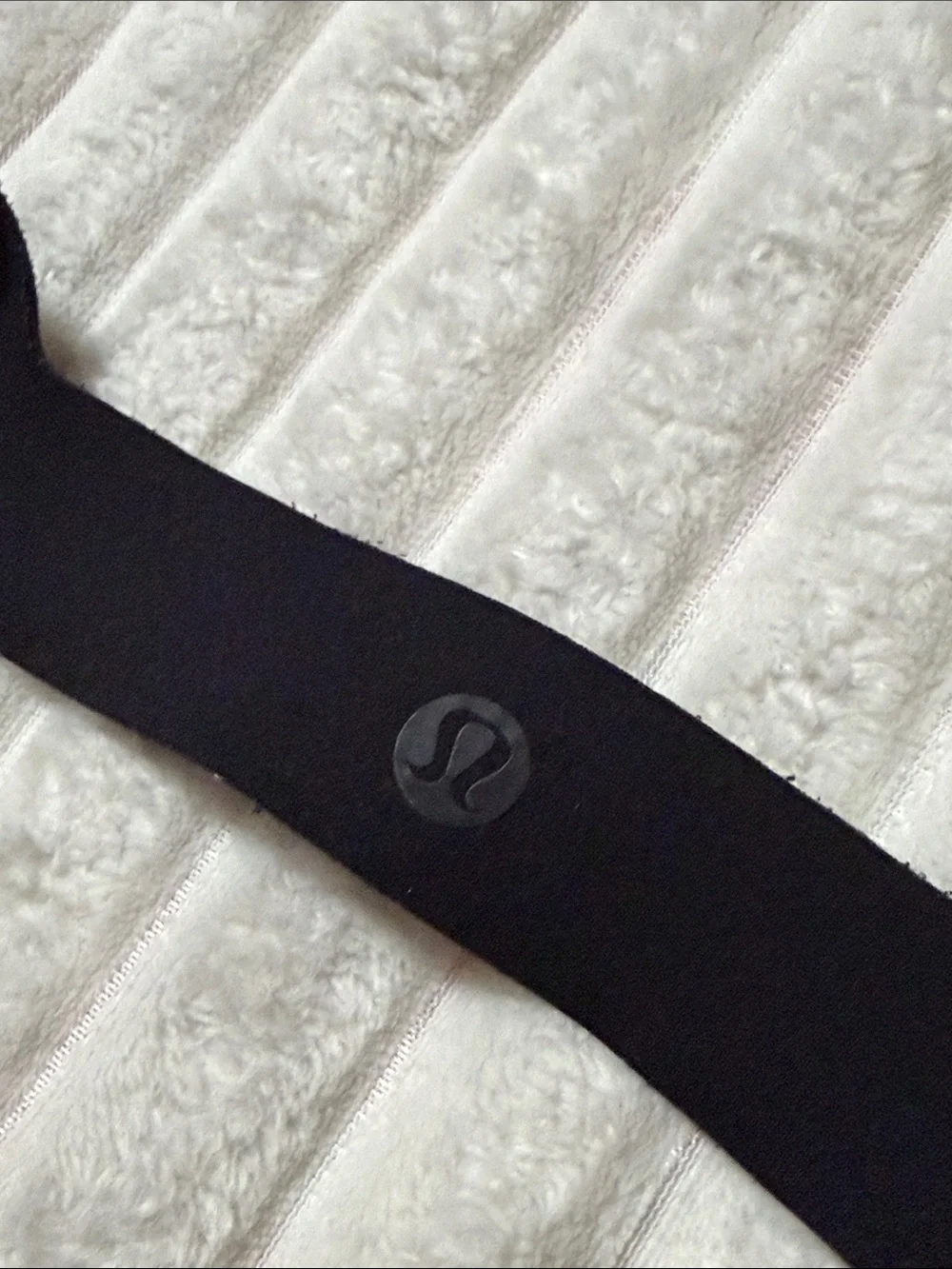 lululemon athletica navy black textured sports bra